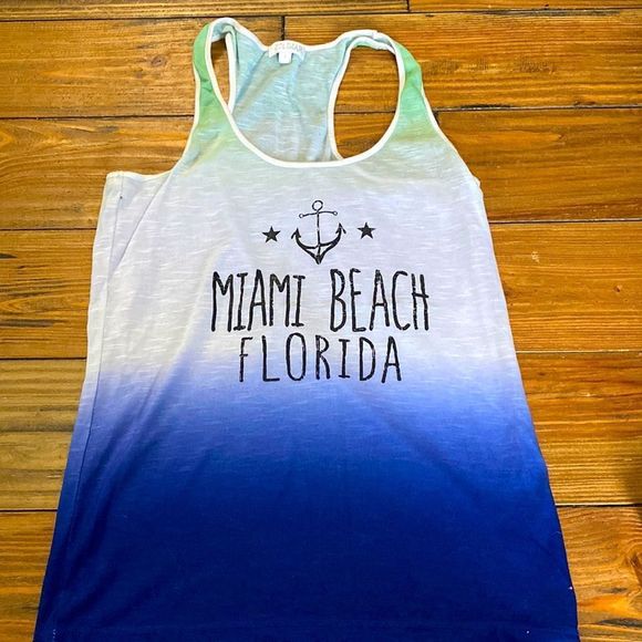 Tops - 5/$10 item Miami Beach tank